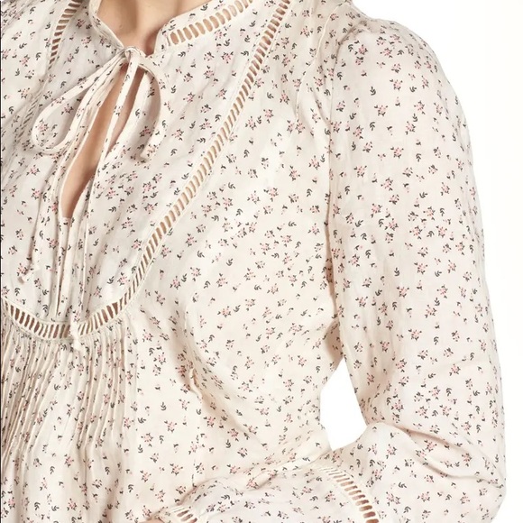 NWT MCGUIRE Denim Lillet Blouse - Picture 5 of 15